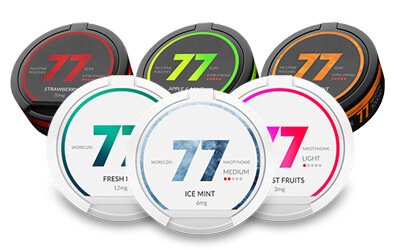 77 Nikotiinipussit