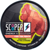 Scooper Energy Iced Tea Peach