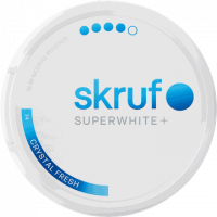 Skruf Superwhite+ no.74 Crystal Fresh Xtra Strong
