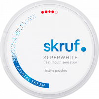Skruf Superwhite Crystal Fresh Xtra Strong
