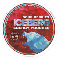ICEBERG Sour Berries Energy Pouches 75mg