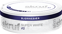 Skruf Super White Slim Blackberry #2 