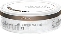 Skruf Super White Slim Nordic #2