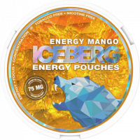 ICEBERG Energy Mango Energy Pouches 75mg