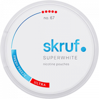 Skruf Superwhite no.67 Fresh Freeze Ultra Strong