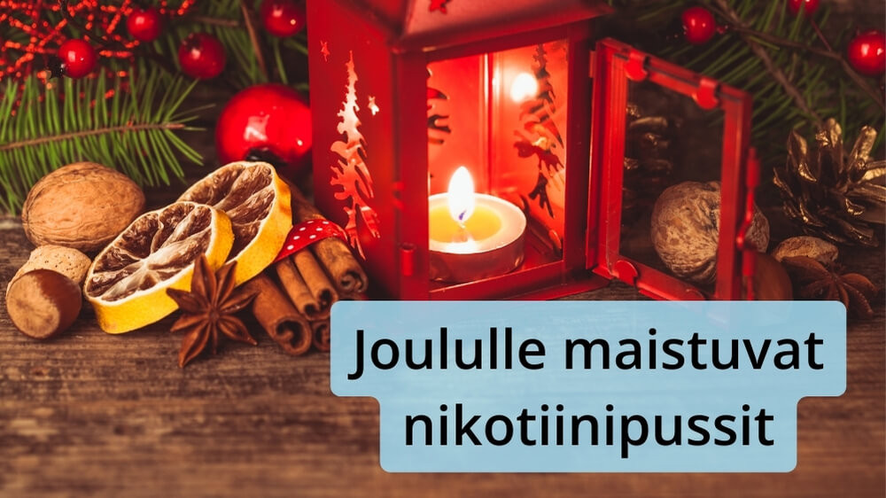 Joululle maistuvat nikotiinipussit