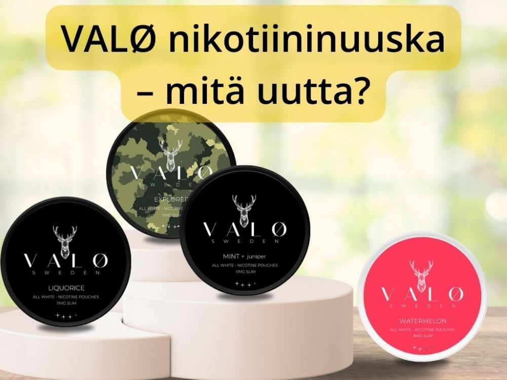 VALØ nikotiininuuska – mitä uutta?