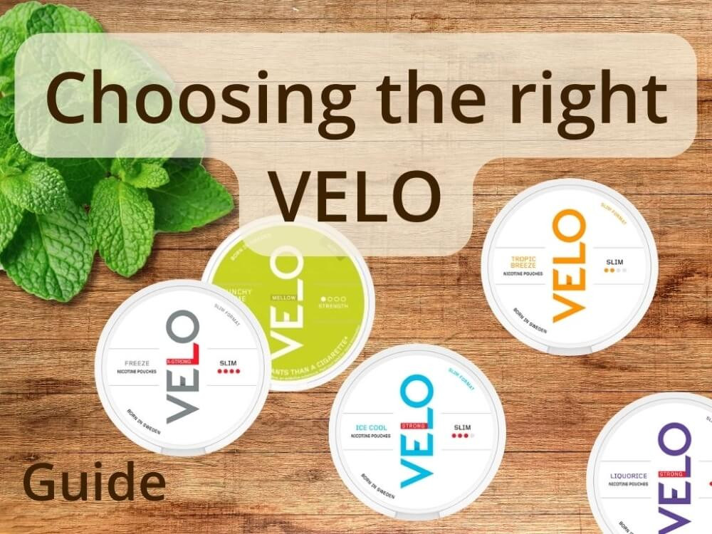 Choosing the right VELO pouches - Guide