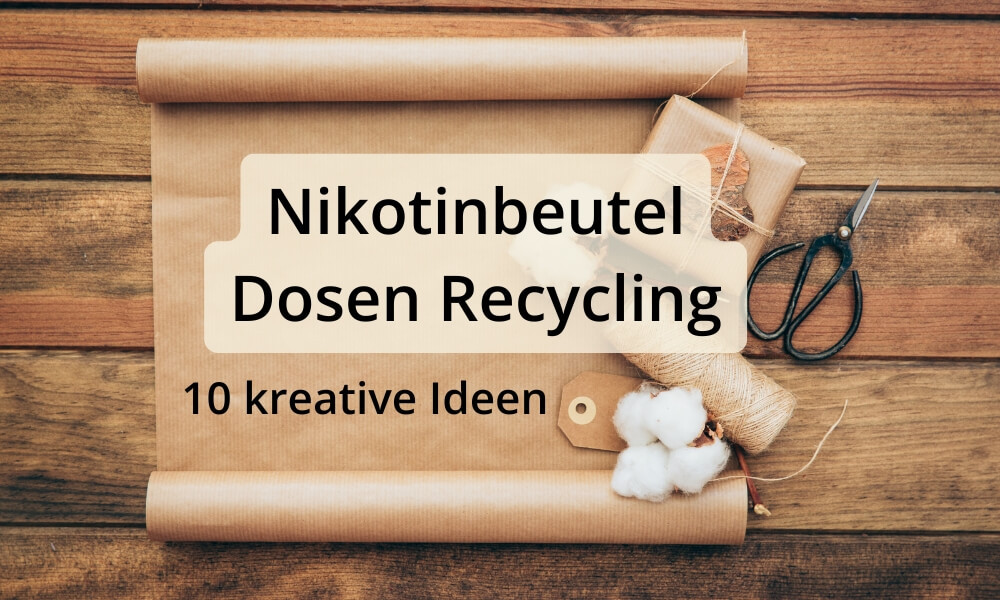 Nikotinbeutel Dosen Recycling: 10 kreative Ideen